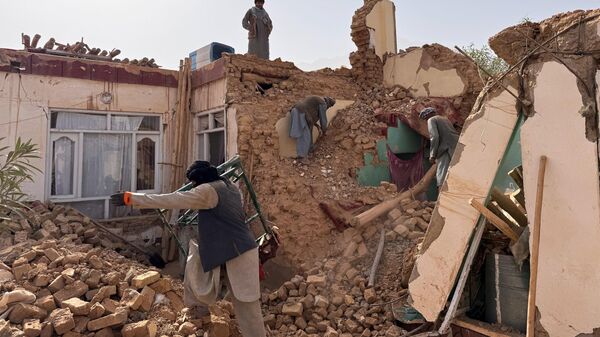 Последствия землетрясения в Афганистане - Sputnik Таджикистан