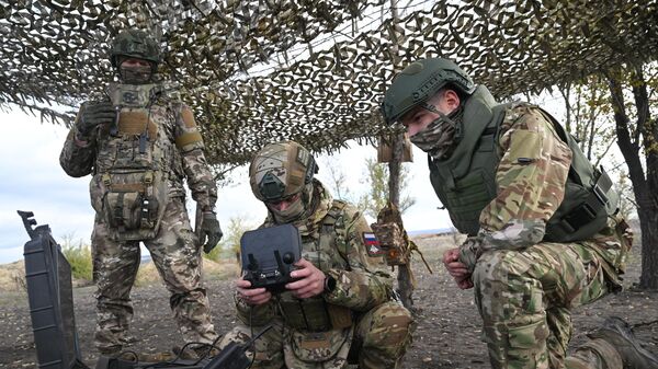 Боевое слаживание военных разведчиков группировки Запад - Sputnik Тоҷикистон