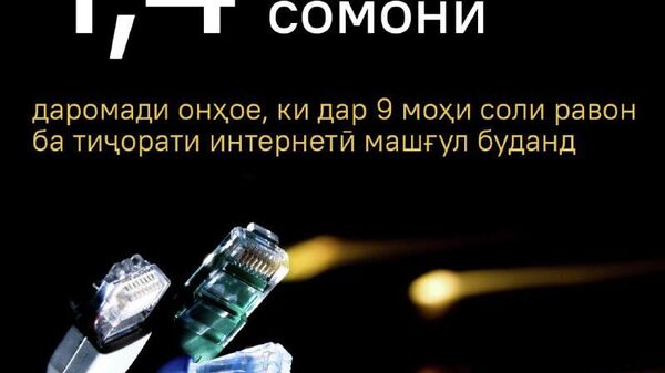 Корвон ба интернет мекӯчад? Даромад аз тиҷорати электронӣ дар Тоҷикистон тайи 9 моҳ беш аз ним млрд сомонӣ афзудааст - Sputnik Тоҷикистон