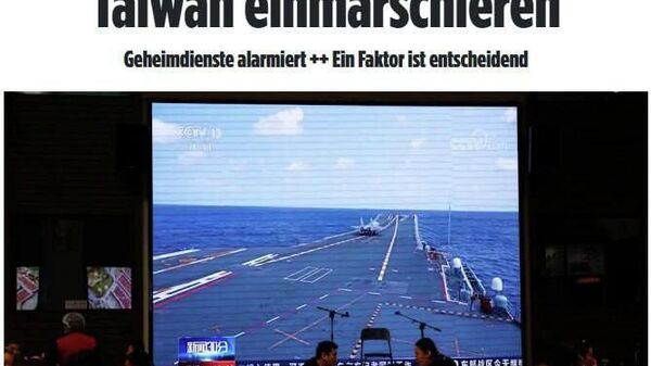 Китай может напасть на Тайвань уже в ноябре 2026 года, пишет Bild - Sputnik Таджикистан