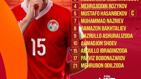 Ҳайати асосии мунтахаби наврасони то 17-солаи Тоҷикистон барои бозӣ бо ИМА чунин аст - Sputnik Тоҷикистон