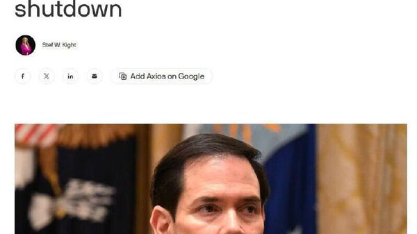 Поставки американского оружия союзникам по НАТО для передачи Украине остановлены из-за шатдауна правительства США, пишет Axios - Sputnik Таджикистан