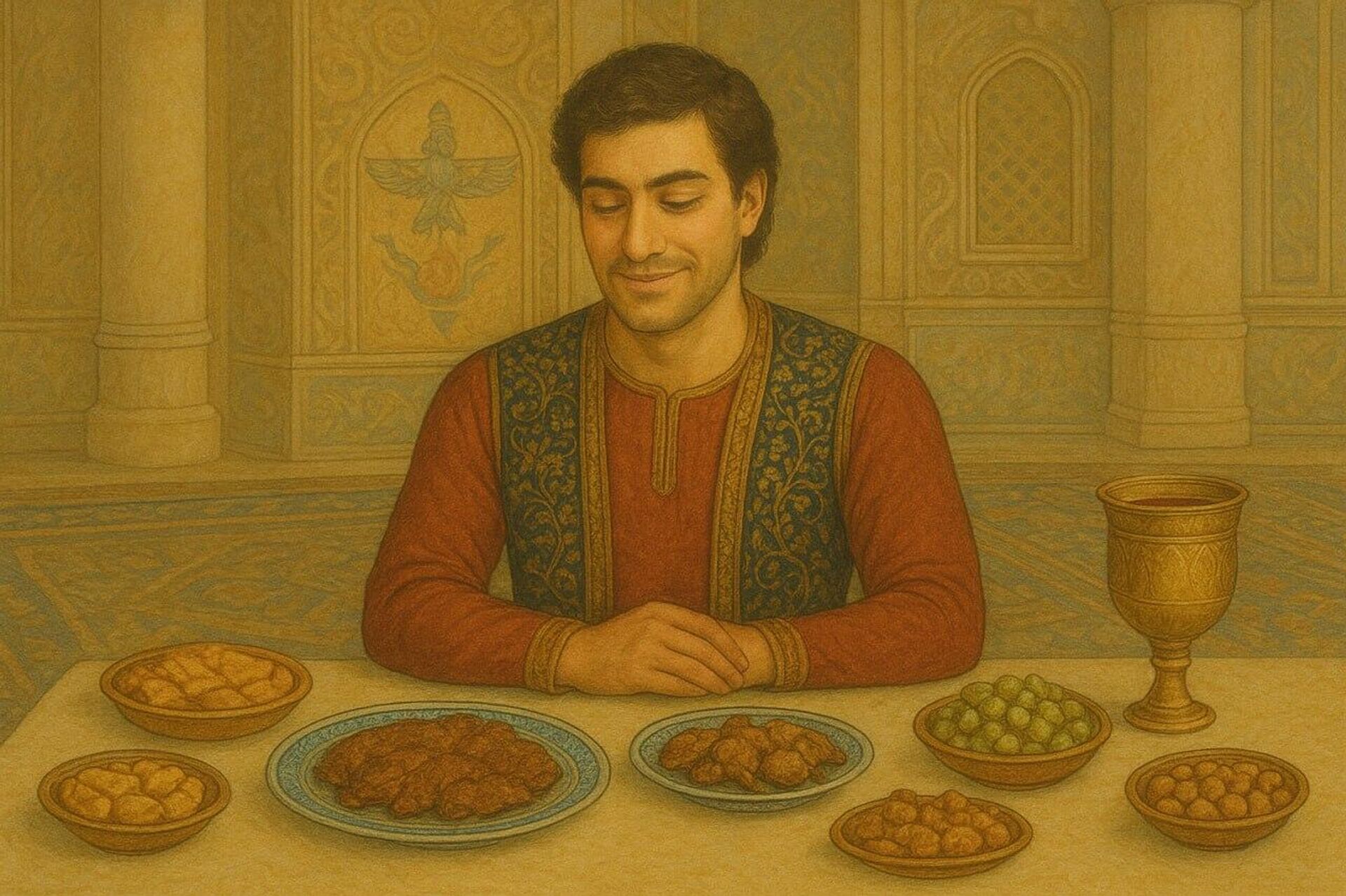 Конопля, халва и грудь как айва: руководство по красивой жизни от шаха Ирана Конопля, халва и грудь как айва: руководство по красивой жизни от шаха Ирана - Sputnik Тоҷикистон, 1920, 13.11.2025