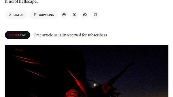 Линия фронта на Украине превратилась в серую зону шириной до 20 км, пишет Politico - Sputnik Таджикистан