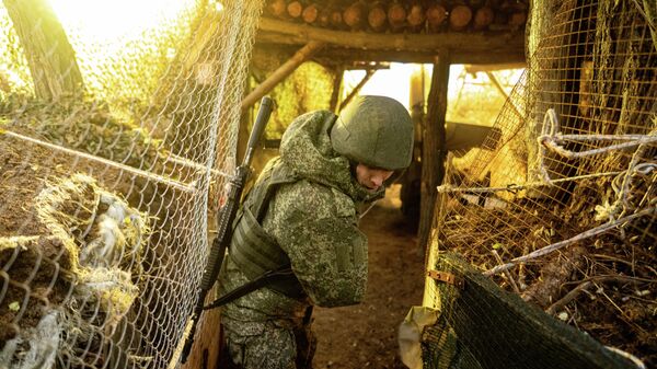 Боевая работа расчета Гиацинт-Б на Купянском участке фронта  - Sputnik Тоҷикистон