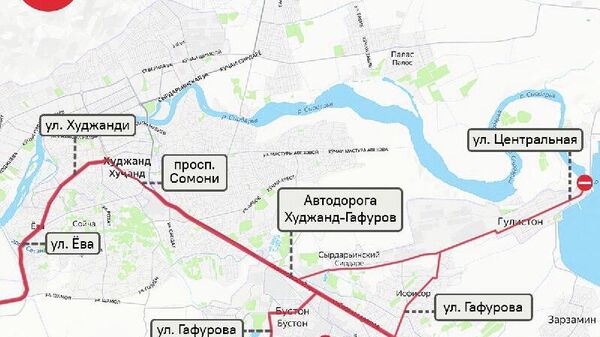 Кроме того, часть улиц будет перекрыта в Худжанде - Sputnik Таджикистан