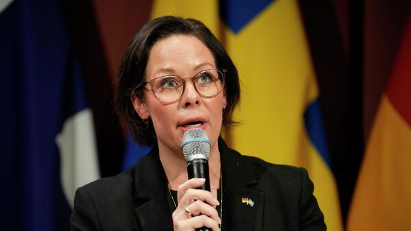 Министр иностранных дел Швеции Мария Мальмер Стенергард. - Sputnik Таджикистан