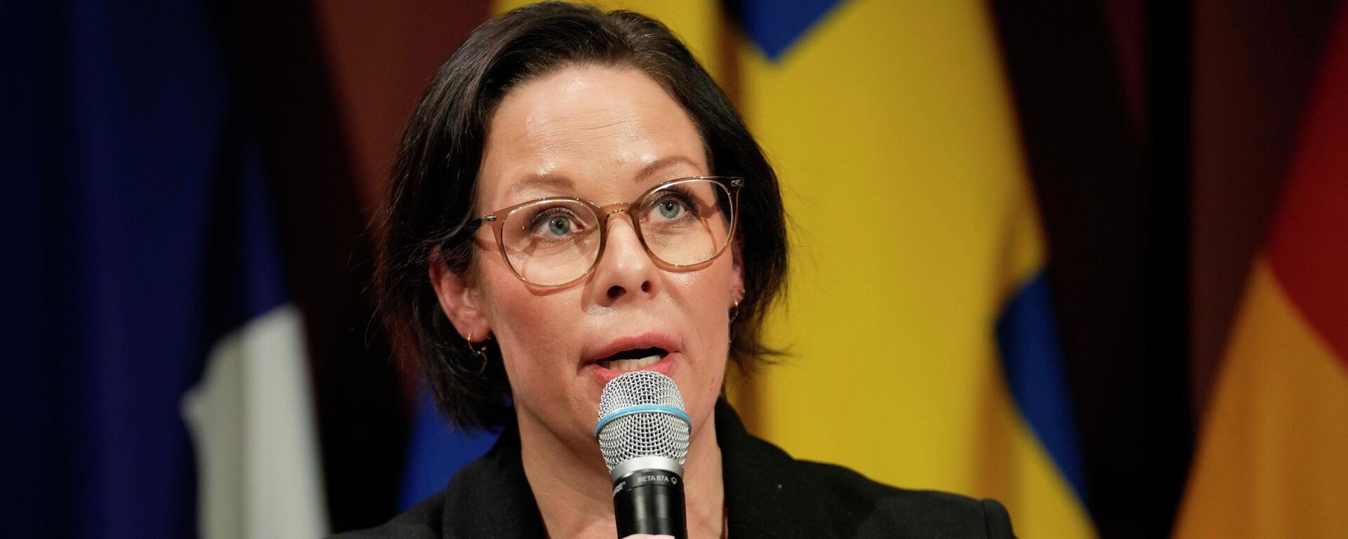 Министр иностранных дел Швеции Мария Мальмер Стенергард. - Sputnik Таджикистан, 1920, 20.11.2025