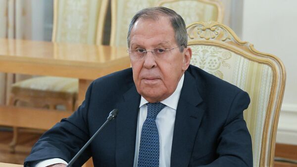 Министр иностранных дел России Сергей Лавров  - Sputnik Тоҷикистон