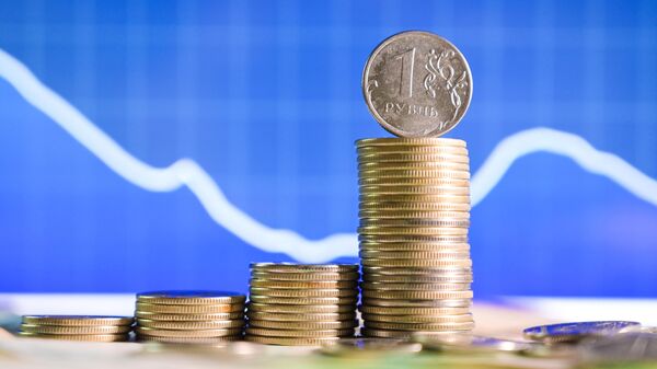 Монеты номиналом один рубль. - Sputnik Таджикистан