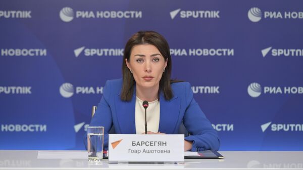 Министр по промышленности и агропромышленному комплексу Евразийской экономической комиссии Гоар Барсегян   - Sputnik Тоҷикистон