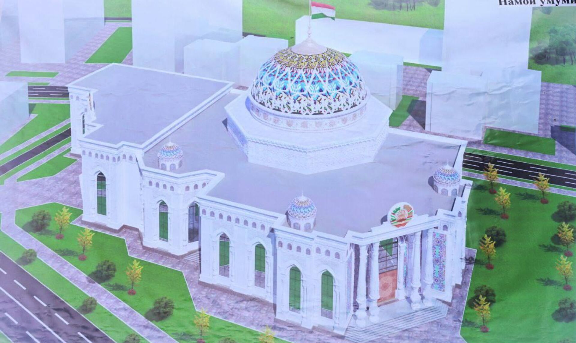 Проект нового здания Резиденции президента В Худжанде - Sputnik Таджикистан, 1920, 30.11.2025