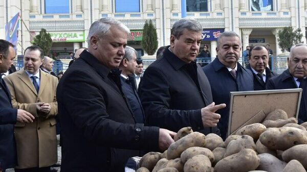 Дар Душанбе ҳамоиши картошкапарварон ана ҳаминтарв рангин гузашт - Sputnik Тоҷикистон