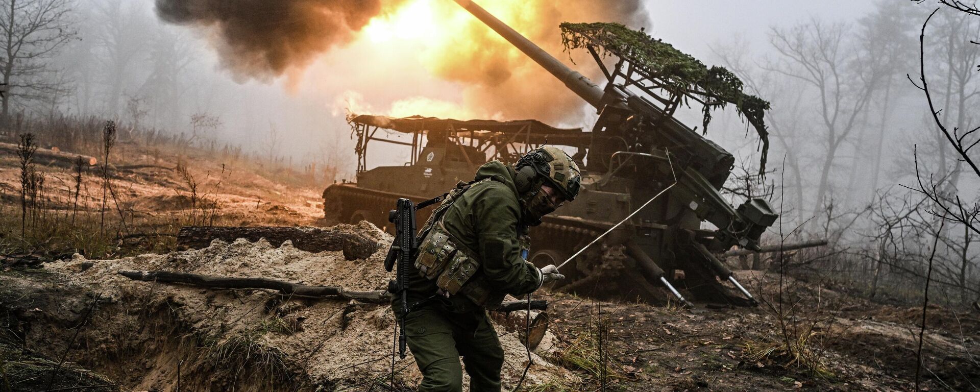 Боевая работа 73-й артбригады группировки войск Запад - Sputnik Таджикистан, 1920, 02.12.2025