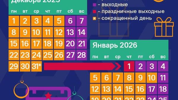 Четыре дня таджикистанцы будут отдыхать в честь Нового года - Sputnik Таджикистан