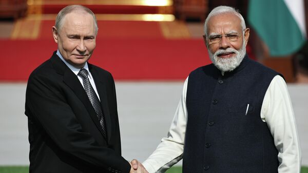 Государственный визит президента РФ Владимира Путина в Индию - Sputnik Таджикистан