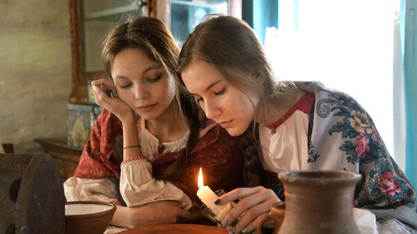 Святки в казачьем поселке Черноречье Челябинской области  - Sputnik Таджикистан