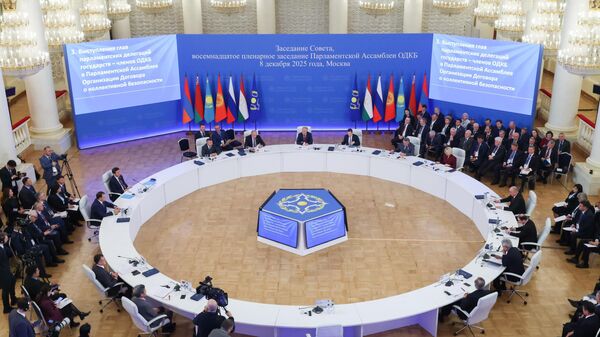  Совместное заседание Совета и восемнадцатое пленарное заседание ПА ОДКБ - Sputnik Таджикистан