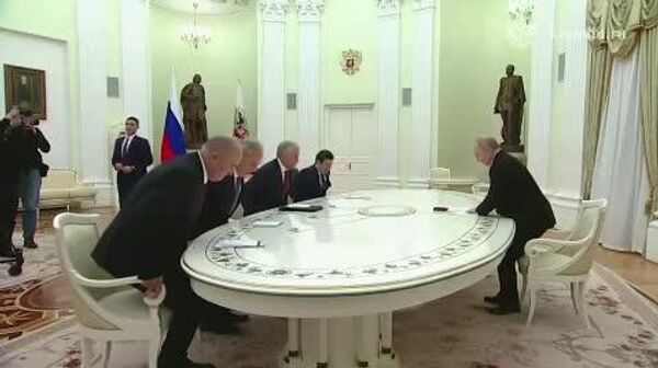 В Кремле прошла встреча президента Россия с председателями парламентов стран ОДКБ - Sputnik Таджикистан