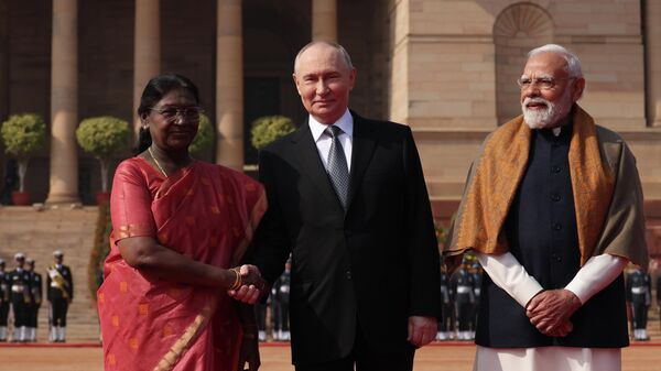 Государственный визит президента РФ Владимира Путина в Индию  - Sputnik Таджикистан