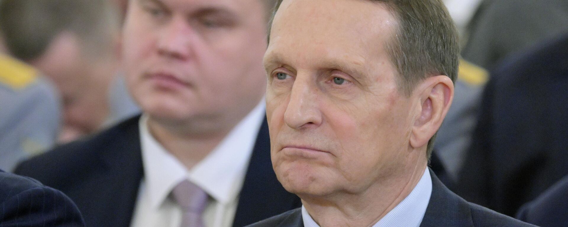 Директор Службы внешней разведки РФ Сергей Нарышкин на торжественном мероприятии по случаю празднования Дня Героев Отечества.  - Sputnik Тоҷикистон, 1920, 10.12.2025