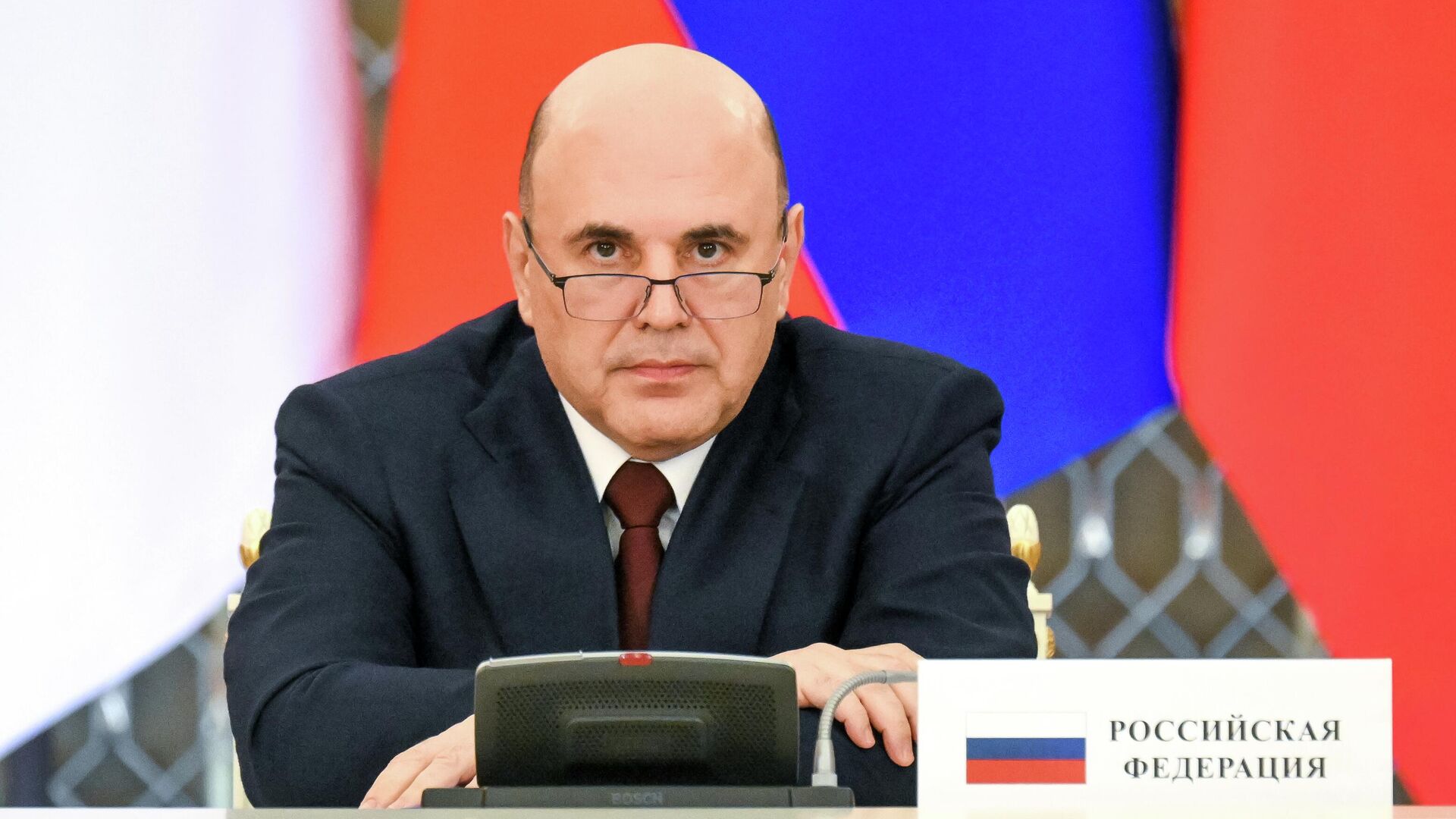 Председатель правительства РФ Михаил Мишустин на заседании Евразийского межправительственного совета в расширенном составе в Москве. 
 - Sputnik Тоҷикистон, 1920, 13.12.2025