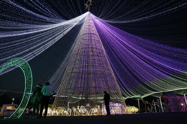 Новогодняя елка в Абудже, Нигерия. - Sputnik Таджикистан