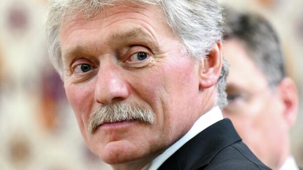  Пресс-секретарь президента РФ Дмитрий Песков. Архивное фото - Sputnik Тоҷикистон