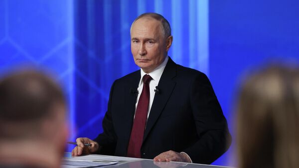 Итоги года с Владимиром Путиным  - Sputnik Тоҷикистон