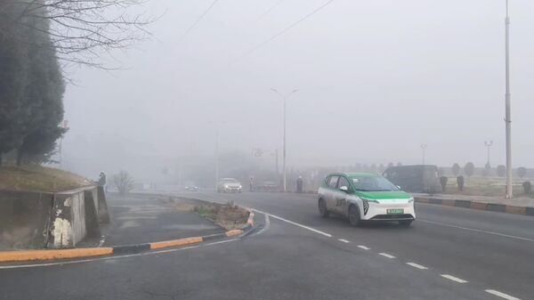 Сильный туман накрыл Душанбе и соседние районы - Sputnik Таджикистан