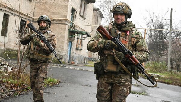 Освобожденный российскими войсками Красноармейск - Sputnik Таджикистан