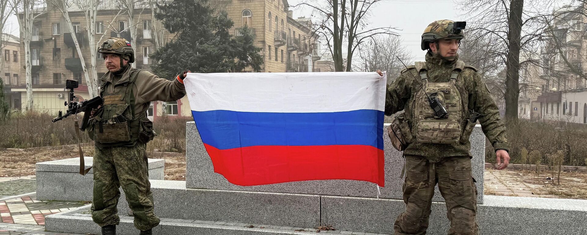 Освобожденный российскими войсками Красноармейск - Sputnik Таджикистан, 1920, 24.12.2025