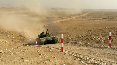 Танкодром полигона "Харбмайдон" 