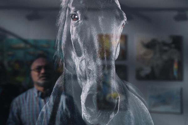 Намоишгоҳи санъати муосири Art Russia дар Гостиний Двор дар Маскав. Намоишгоҳи санъати муосири Art Russia дар Гостиний Двор дар Маскав. - Sputnik Тоҷикистон