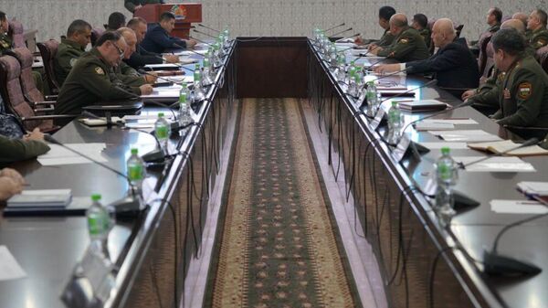 Ҷаласаи амниятӣ дар Вазорати дифои Тоҷикистон - Sputnik Тоҷикистон