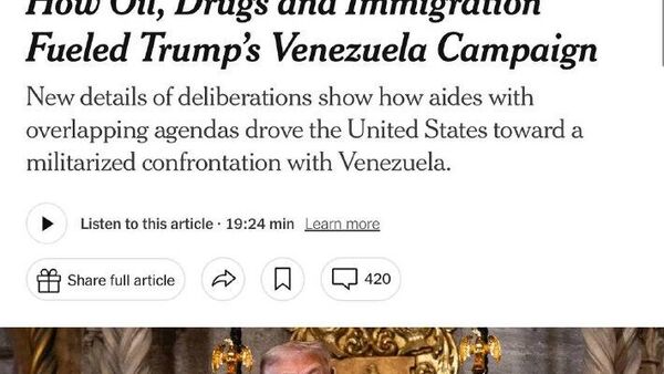 В Белом доме изучали возможность войны с Венесуэлой, пишет New York Times - Sputnik Таджикистан