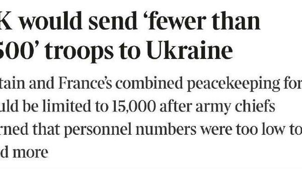 НАТО реза мешавад: Бритониё ва Фаронса метавонанд танҳо як контингенти маҳдудро ба Украина фиристанд - Sputnik Тоҷикистон