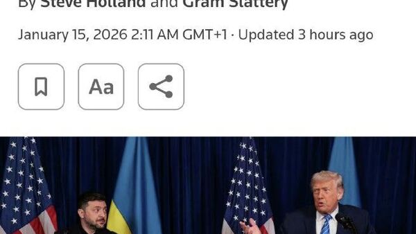 Трамп Зеленскийро монеаи асосии сулҳ номид - Sputnik Тоҷикистон