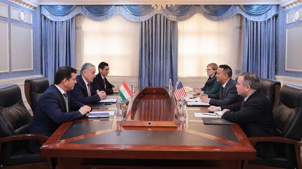 Сироджиддин Мухриддин принял Посла США - Sputnik Тоҷикистон