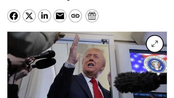 Трамп тасмим дорад СММ-и худро бо маблағи 1 миллиард доллар барои иштирок таъсис диҳад, менависад Bloomberg - Sputnik Тоҷикистон