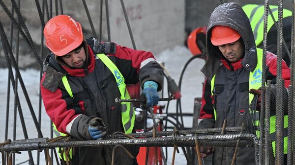 Строительство выставочного комплекса ВДНХ Экспо.  - Sputnik Тоҷикистон