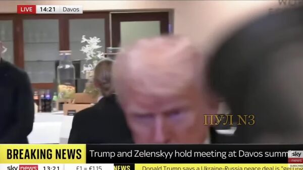 Ҳама мехоҳанд ин ҷанг анҷом ёбад, - Трамп баъди мулоқот бо Зеленский дар Давос инро баён дошт - Sputnik Тоҷикистон