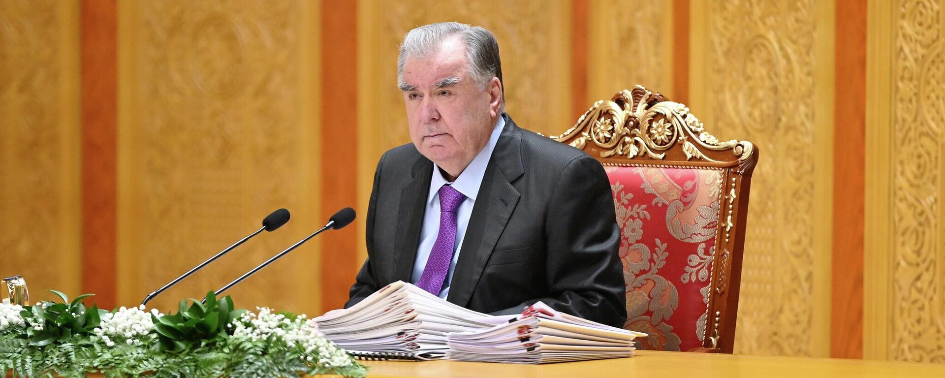 Президент Республики Таджикистан Эмомали Рахмон. - Sputnik Таджикистан, 1920, 24.01.2026