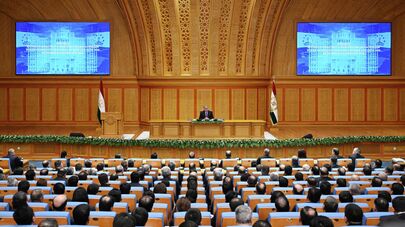 Расширенное заседание Правительства Республики Таджикистан.