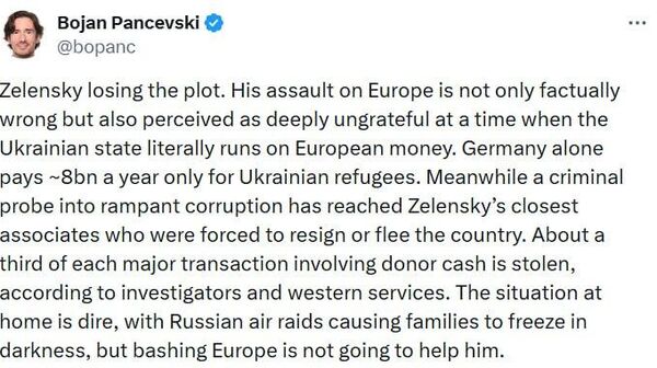 Зеленский теряет связь с реальностью и контроль над ситуацией - Sputnik Таджикистан