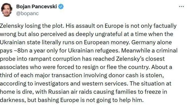 Зеленский бо воқеият ва назорати вазъият робитаашро аз даст медиҳад - Sputnik Тоҷикистон