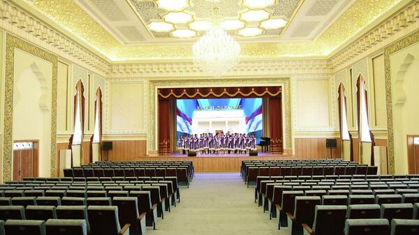 Ифтитоҳи бинои Қасри фарҳанг дар деҳаи Пушинги ноҳияи Данғара Ифтитоҳи бинои Қасри фарҳанг дар деҳаи Пушинги ноҳияи Данғара - Sputnik Тоҷикистон