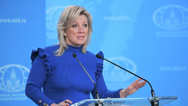 Брифинг официального представителя МИД России Марии Захаровой  - Sputnik Тоҷикистон