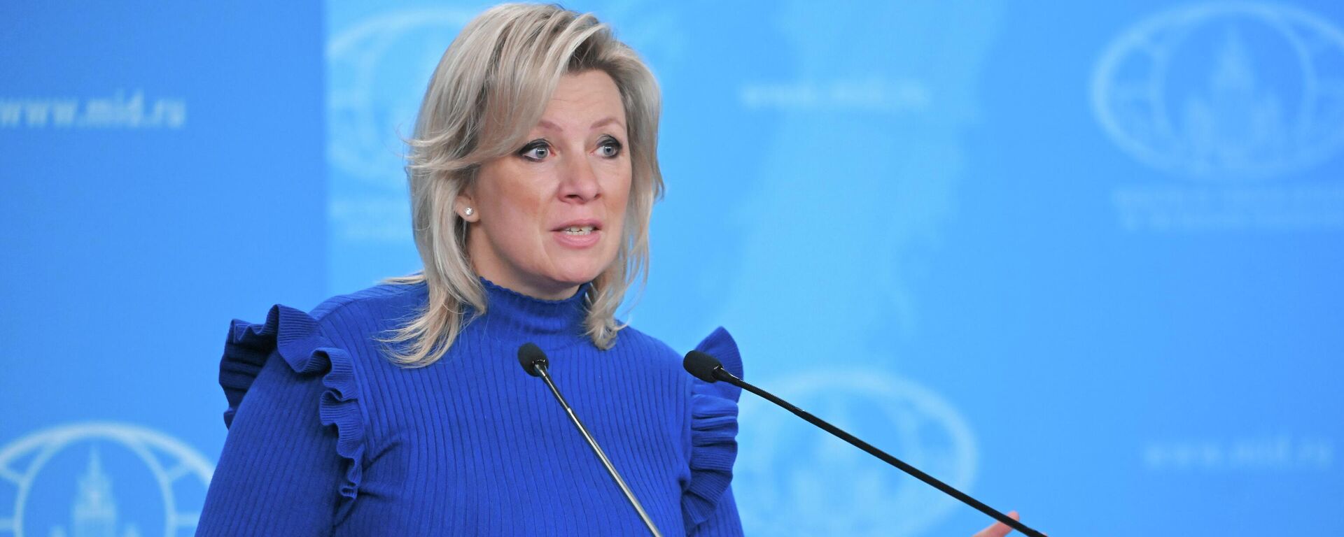 Брифинг официального представителя МИД России Марии Захаровой  - Sputnik Таджикистан, 1920, 23.04.2026
