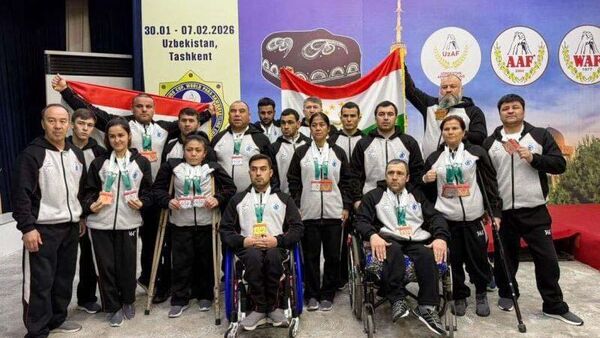 Спортсмены Таджикистана завоевали 22 медали на Кубке мира по армрестлингу и пара-армрестлингу  - Sputnik Таджикистан